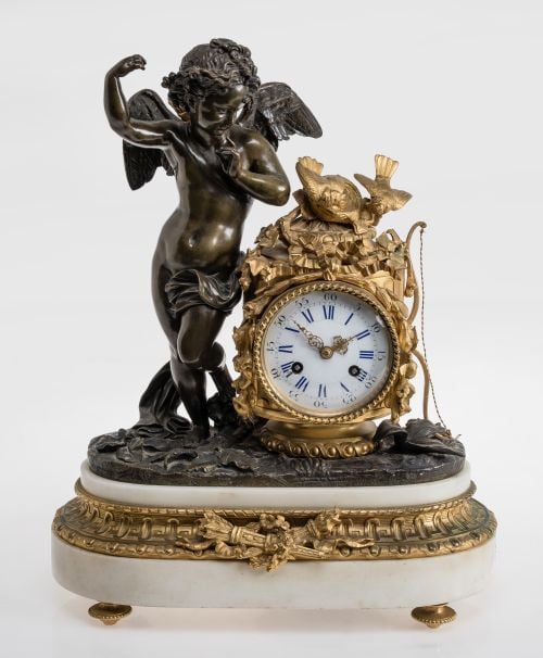 Louis XVI style clock, France, 19th century