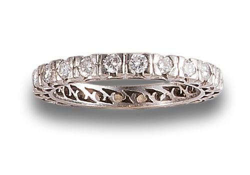 ETERNITY DIAMOND WEDDING RING, IN PLATINUM