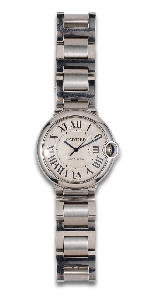 CARTIER BALLON BLEU STEEL WRISTWATCH