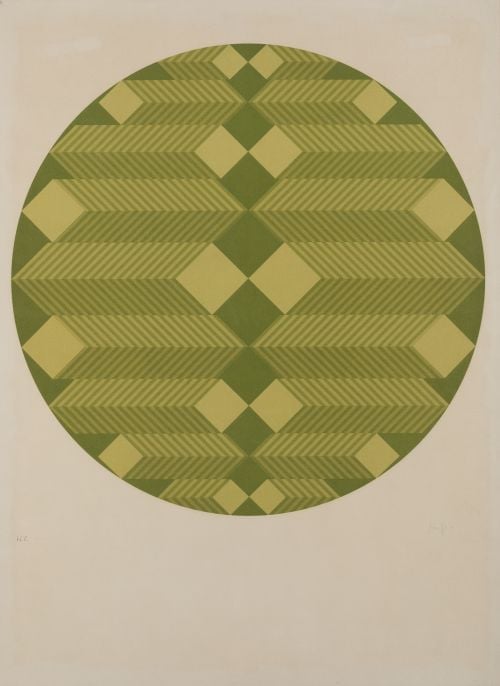 EUSEBIO SEMPERE, "Sin título, serie Composiciones", 1975, L