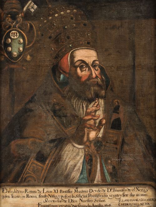 SPANISH OR VICE-REGIAL SCHOOL "Portrait of Leo XI"