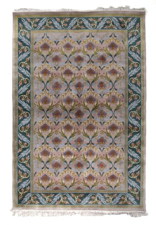 Hand knotted wool ziegler rug