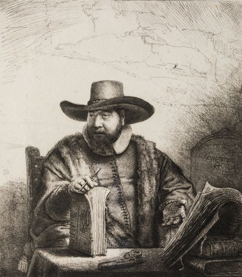 REMBRANDT HARMENSZ VAN RYJN, "Cornelis Claesz Anslo. Predic