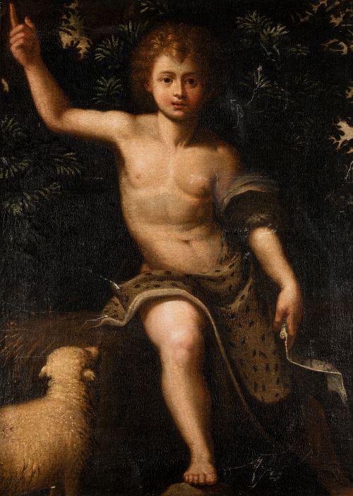 ESCUELA ITALIANA, ITALIAN SCHOOL (17TH CENTURY) "Saint John