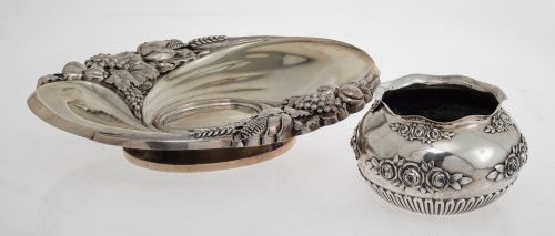 Portuguese silver centerpiece, Porto marks, Title II, 1886-