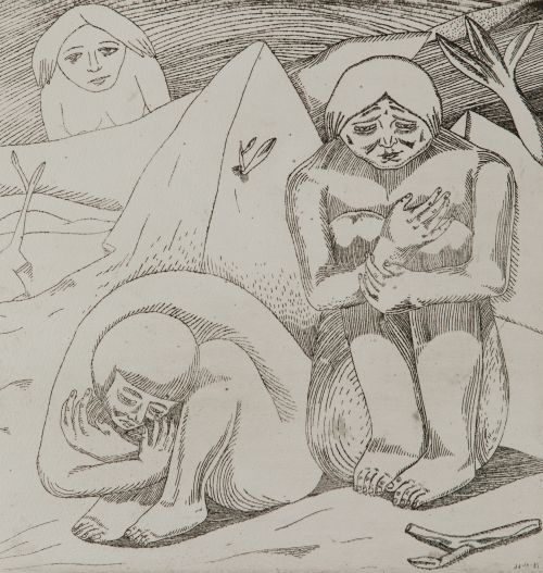 GABRIEL RIGO, "Mujeres", 1981, Grabado