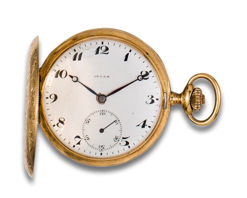 INVAR GOLD POCKET WATCH