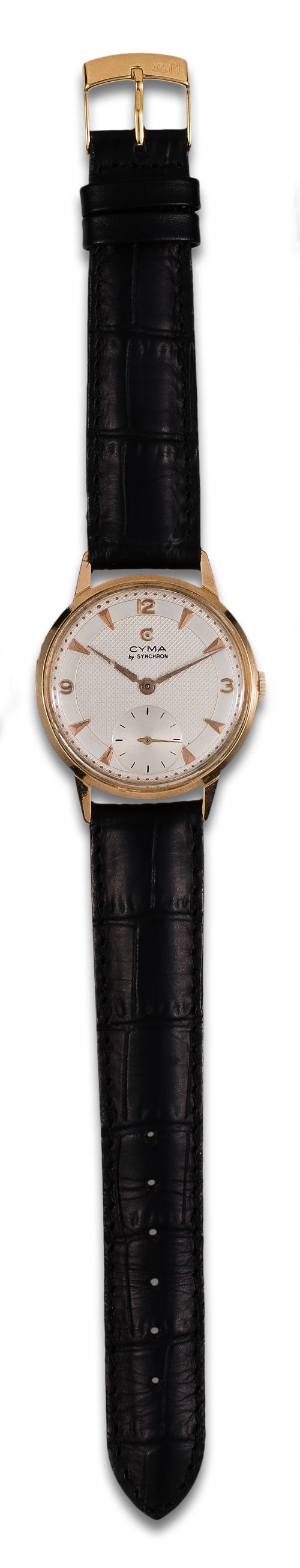 CYMA WRIST WATCH IN YELLOW GOLD