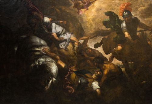 SEGUIDOR DE PEDRO PABLO RUBENS , "La conversión de san Pabl