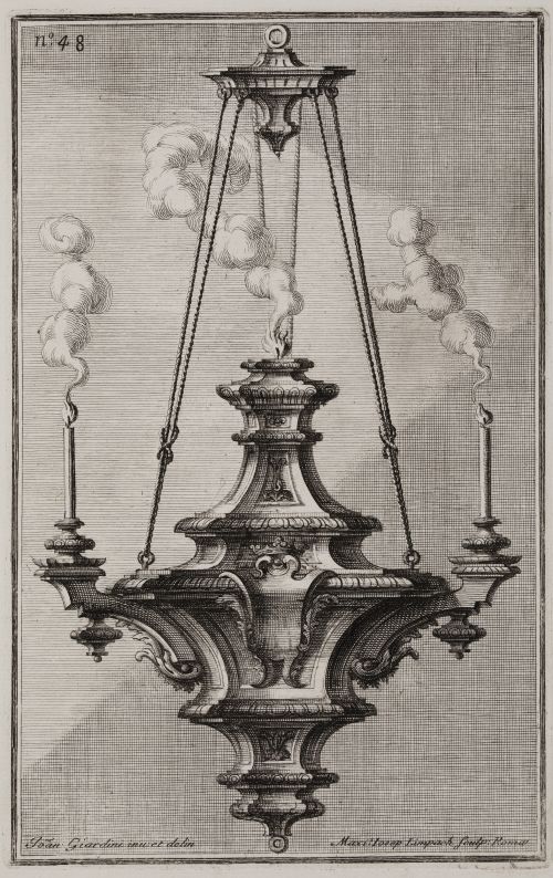 GIOVANNI GIARDINI DA FORLI, "Disegni Diversi", 1714, Seis g