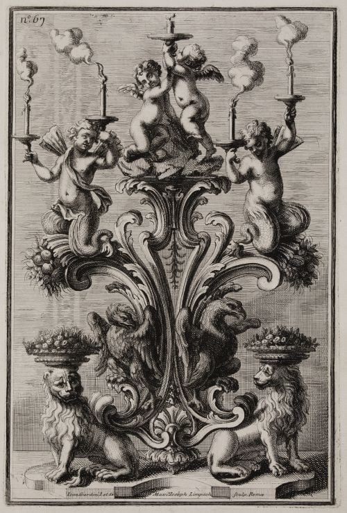 GIOVANNI GIARDINI DA FORLI, "Disegni Diversi", 1714, Seis g