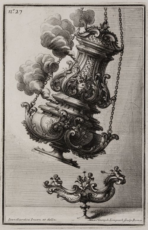 GIOVANNI GIARDINI DA FORLI, "Disegni Diversi", 1714, Seis g