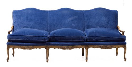 Three-seater sofa in Louis XV style, 20th century