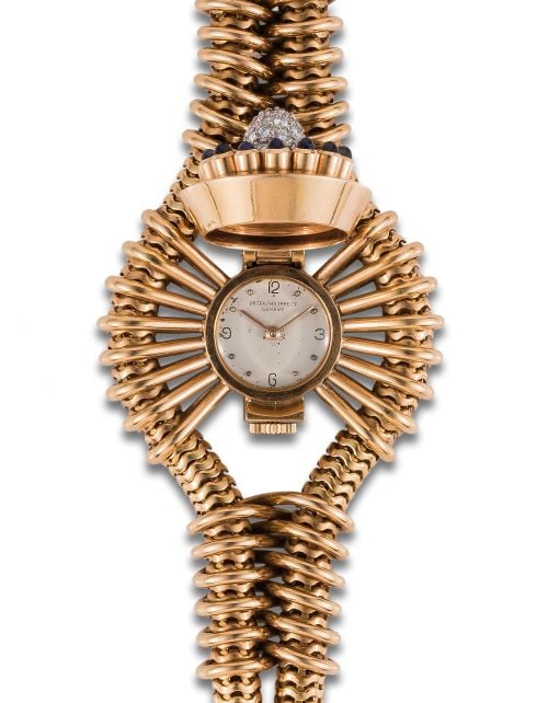 PATEK PHILIPPE WOMEN&#39;S GOLD, DIAMONDS AND SAPPHIRES BRACELE