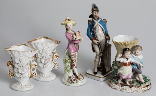 Three porcelain figures from different manufacturers