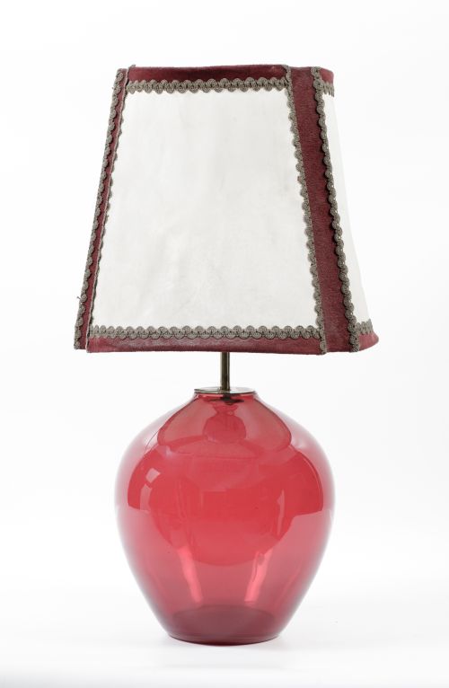 Blown glass table lamp, 1960s