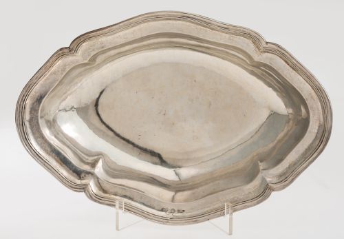 Deep platter in Spanish silver in its colour, Mateo Martíne