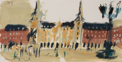 JAVIER BALLESTER MONTESOL, "Plaza Mayor de Madrid", 1999, T