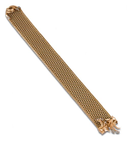 BRAZALETE CHEVALIER DE ORO Y DIAMANTES