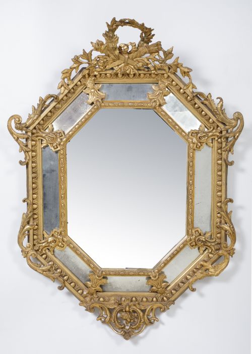 Elizabethan mirror, Spain, 19th century