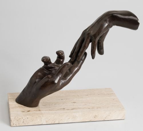 LORENZO  QUINN, "First love", Escultura de bronce patinado