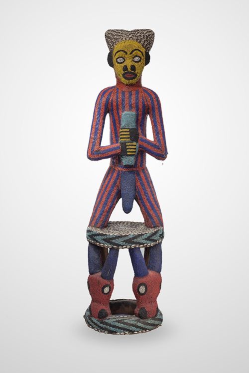 Bamoun Royal Throne Statue, Cameroon. c. 1960