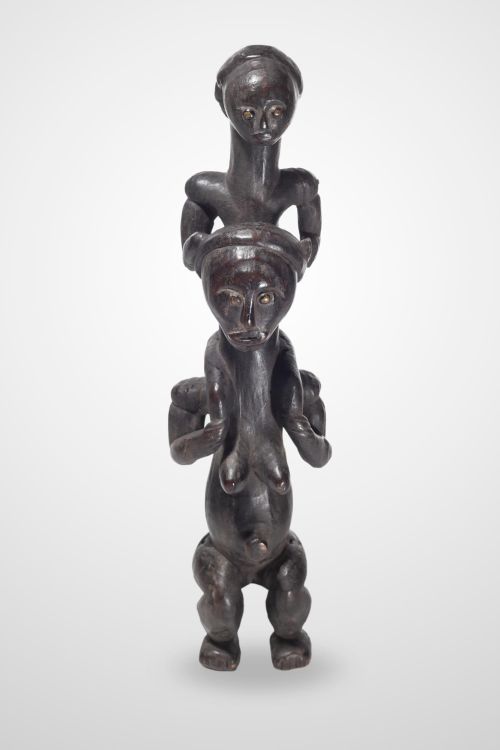 Motherhood statue, Fang Okak, Cameroon