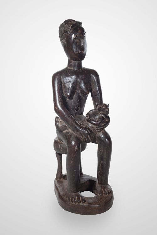 Nupé maternity statue, c. 1970