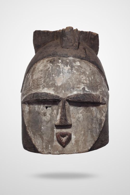 Mitshogo helmet mask, Gabon, c. 1960