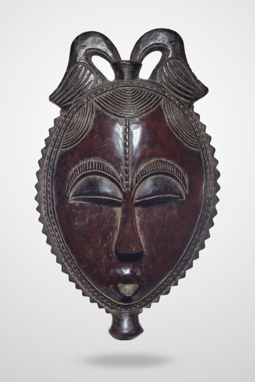 Baulé mask, Ivory Coast, c. 1980