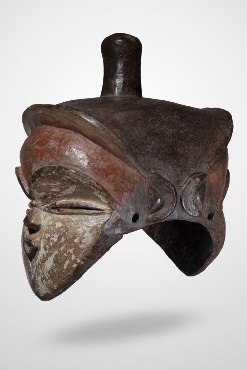 Double-sided Vuvi mask, Gabon, c. 1970