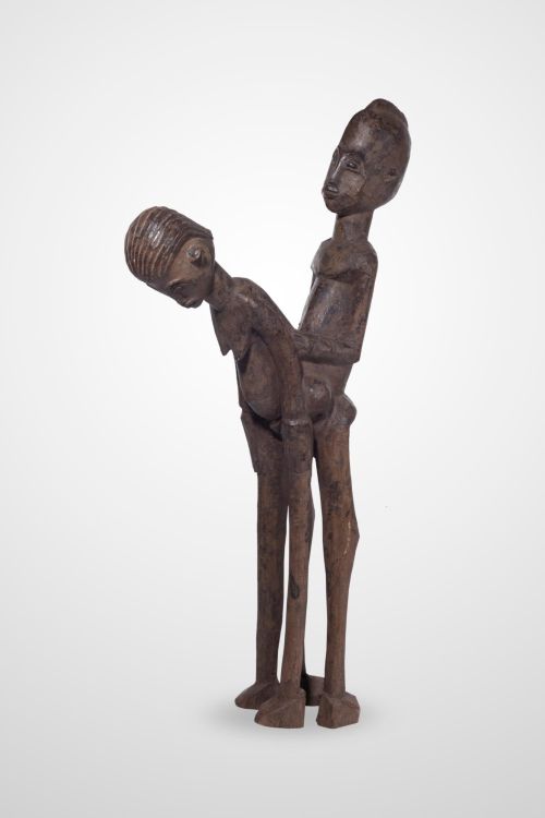 Lobi couple statue, Burkina Faso, c. 1980