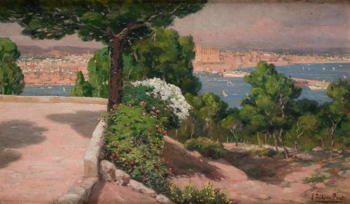 ANTONIO RIBAS PRATS, "Vista de la ciudad de Palma de Mallor