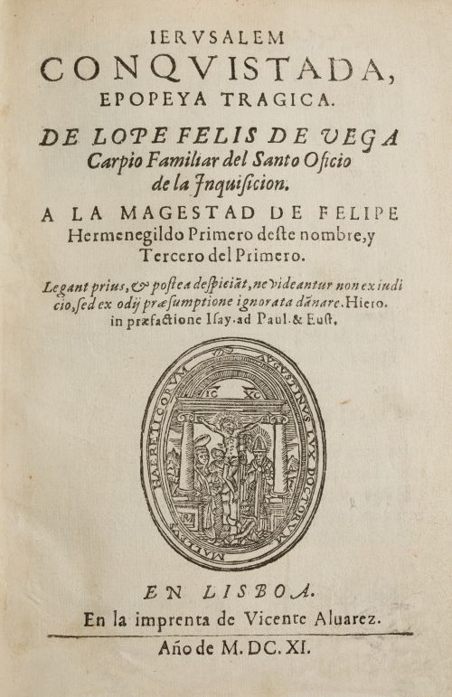 LOPE DE VEGA CARPIO, "Ierusalem conquistada, epopeya tragic