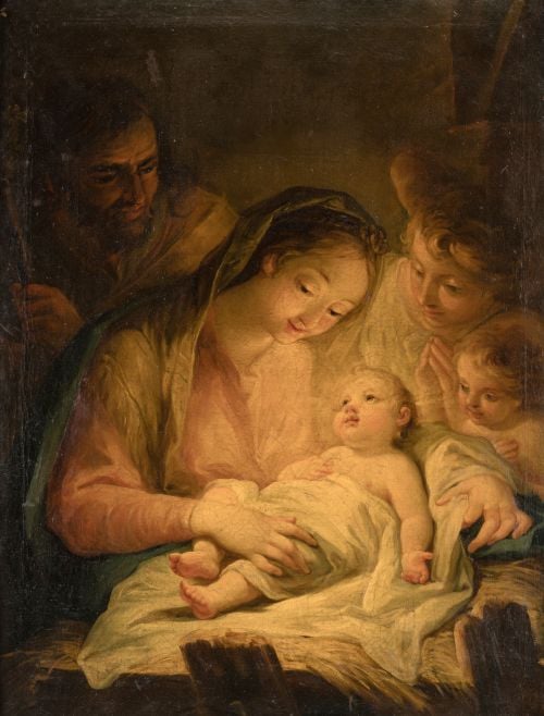 MARIANO  SALVADOR MAELLA, "Natividad de Cristo", 1805-1806,