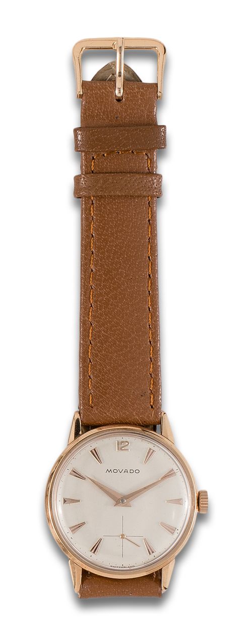 MOVADO WRIST WATCH IN YELLOW GOLD