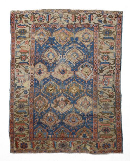 Hand knotted Persian wool rug, 20th century