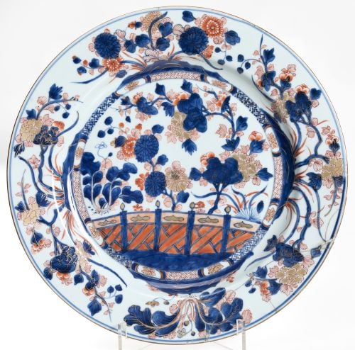 Imari porcelain plate, Japan, 19th century