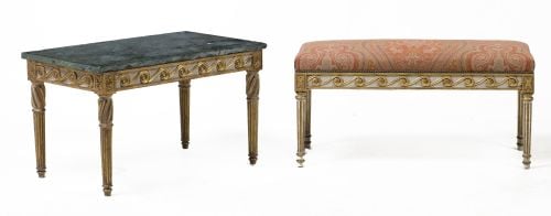 Louis XVI style coffee table, Spain, mid 20th century