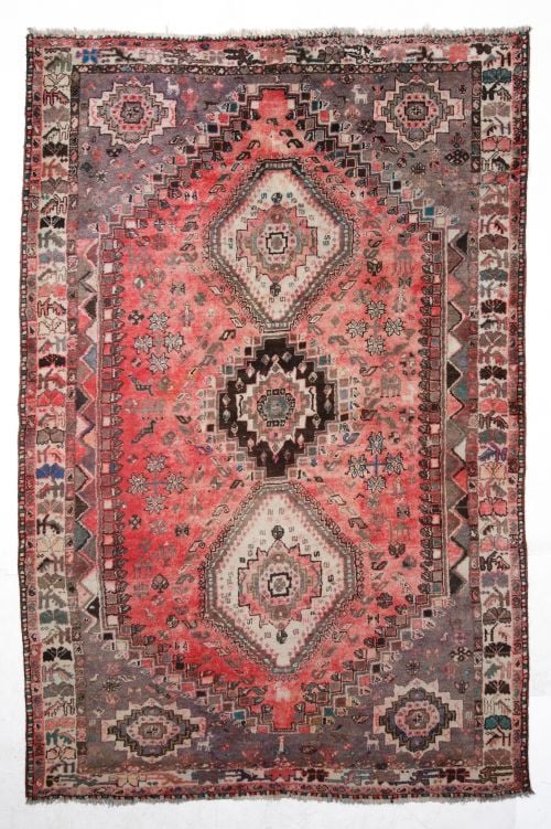 Hand knotted Persian wool rug, 20th century