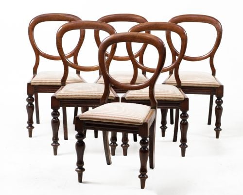 Six William IV chairs, England, 19th century