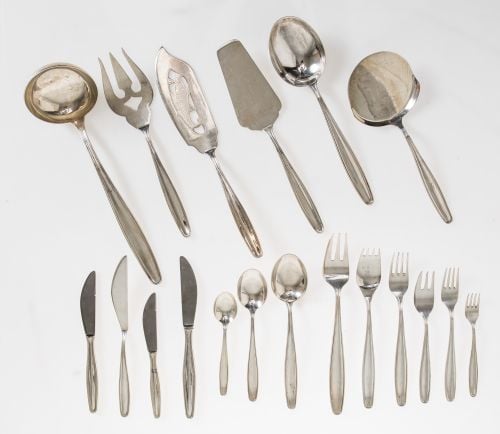 Lot of cutlery in Spanish silver law 916