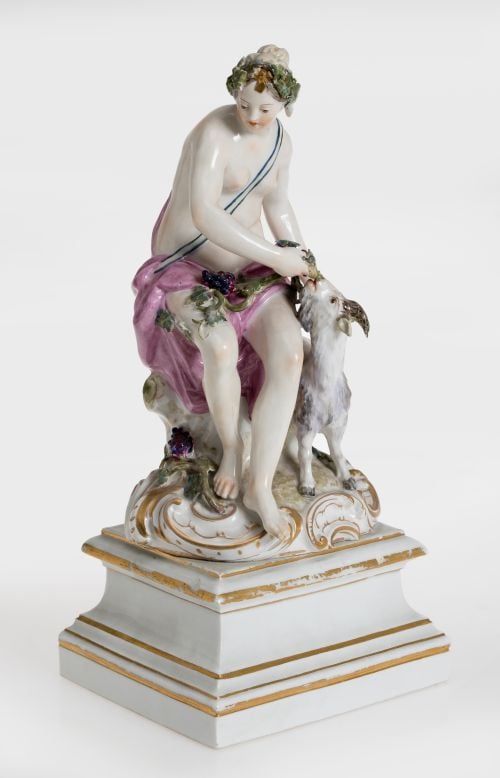 "Bacchante with goat".