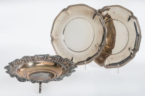 Two plate holders with marks by J. Pérez y Fernández and Di