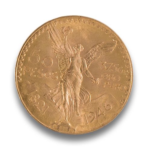 50 MEXICAN PESOS GOLD COIN