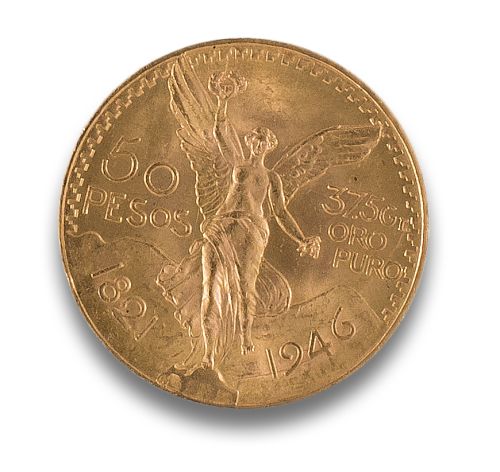 50 MEXICAN PESOS GOLD COIN