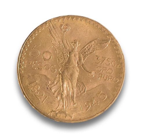 50 MEXICAN PESOS GOLD COIN