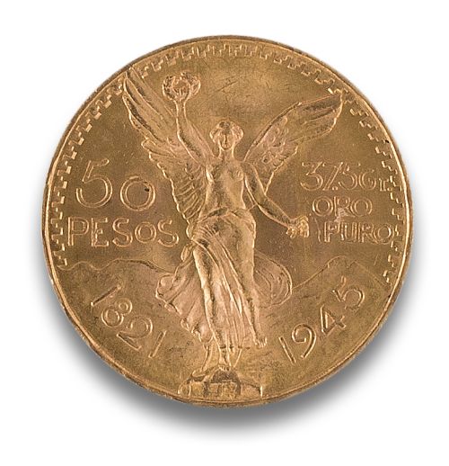 50 MEXICAN PESOS GOLD COIN