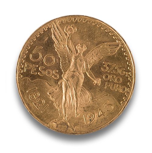 50 MEXICAN PESOS GOLD COIN