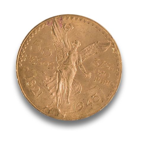 50 MEXICAN PESOS GOLD COIN